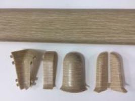 Угол для плинтуса К55 «Идеал Комфорт» Дуб северный / 213 наружный