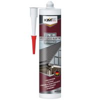 KIM TEC Герметик каучуковый кровля фасад водосток черный 310мл