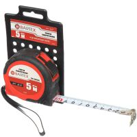 Рулетка   BARTEX  3м х 16мм, Обрезин корп, Магнит, Слайд фиксатор JB 87