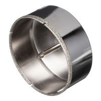 Коронка алмазная по керамике и кафелю с центрирующим сверлом 100 мм