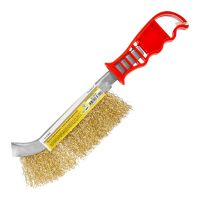 Щетка проволочная латунированная