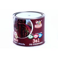 Грунт-эмаль по ржавчине красно-коричневый (2 кг) Olecolor