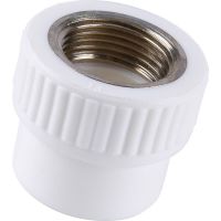 Муфта комб.вн.р.32х3/4 белый