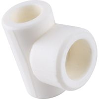 Тройник пер.20х25х20 белый