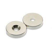 Неодимовый магнит диск 20х3 мм с зенковкой 4,5/7,5