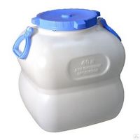 Бочка-канистра пл 40л прямоуг с ручками