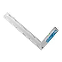 Угольник алюминиевый литой с уровнем, 1 акриловый глазок, 300мм