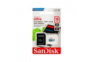 Карта памяти MicroSD 16 Gb SanDisk Ultra 10 Class