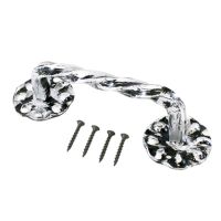 Ручка-скоба «Витая» серебро