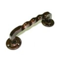 Ручка-скоба декоративная мод.5 черная (205мм)