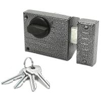 Замок накладной ЗН1-2 серебро Зенит