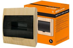 Бокс ЩРН-П-8 модулей навесн.пластик IP41 200х184х97 СОСНА