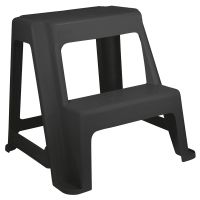 Табурет пластм со ступенькой М2296 в ассорт М-Пластик