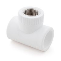 Тройник комб.вн.р. 25-1/2 белый