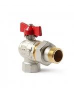 Кран шаровый KOER 3/4″ вн/нар угловой бабочка