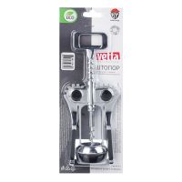 Штопор на блистере арт.227 (прорезиненный корпус) /882-286/