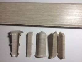 Угол для плинтуса 80мм «Идеал Система» Сосна оливье / 275 внутренний