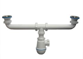 А-4009/А3000 Сифон 1 1/2 х 40 двойной АНИПЛАСТ