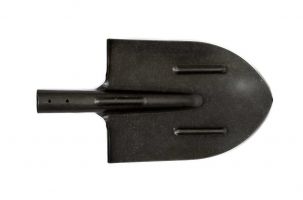 Лопата Штык б/чер сталь 1,5мм 3 ребра жестк окраш острокон 3 ребра жестк  (П П)