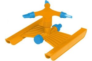 Распылитель для шланга вращающийся, 3 лопасти на подставке