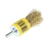 Щетка-крацовка кистевая, со шпилькой, для дрели, 25мм