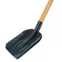 Лопата Совк с/чер сталь РЕЛЬС 1,65-1,8мм с окрашенным черенком и V ручкой