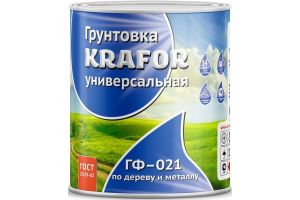 ГРУНТ ГФ-021 КРАСНО-КОРИЧНЕВЫЙ 0,8КГ «KRAFOR»