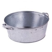 Таз оцинкованный овальный 23л