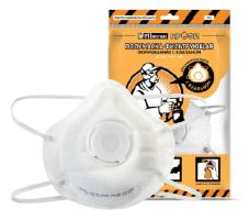 Респиратор пылезащитный с клапаном, FFP1, Fiberon ПРОФИ
