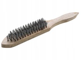Щетка по металлу 6-рядная дер.ручка