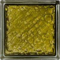 Стеклоблок Богема Савона цвет ярко-бронзовый 19х19х8см