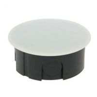 Коробка с/у круг IP20 70х30(68х28) черн/бел