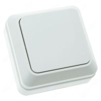 Выключатель бел о/у 1 кл 10А 1/10/200
