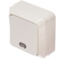 Выключатель бел о/у 1 кл 10А с под