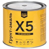 Гр-эм Русские узоры Х5 по ржавч.3 в 1 коричневая 1,9кг быстросохн.