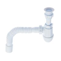 32020/32079 Сифон бутылочный для тюльпана 32 с гофрой