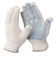 Перчатки ХБ 10 класс вязки, 4-х нитка, с ПВХ, (шт.)