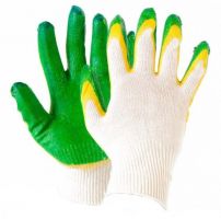 Перчатки трикотажные двойное латексное покрытие