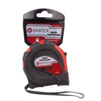 Рулетка   BARTEX 5м х 25мм Обрезин корп, Слайд фиксатор+ кнопка JB-02 (36G-5025)